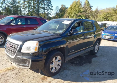 2016 GMC Terrain Sle-1 z USA, uszkodzony, nr VIN 2GKALMEK6G6345746